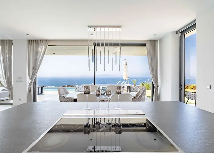 View Infinity Pool Sunset Over Greek Islands Private Concierge Breakfast Up To 10 Guests *