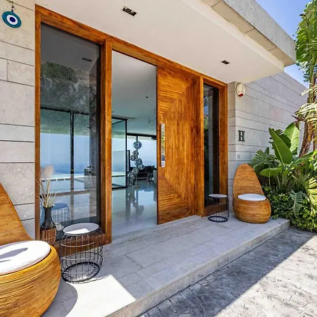 View Infinity Pool Sunset Over Greek Islands Private Concierge Breakfast Up To 10 Guests ヴィラ *