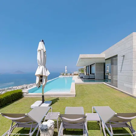 Villa View Infinity Pool Sunset Over Greek Islands Private Concierge Breakfast Up To 10 Guests Bodrum