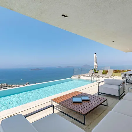 View Infinity Pool Sunset Over Greek Islands Private Concierge Breakfast Up To 10 Guests * ボドルム
