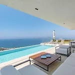 View Infinity Pool Sunset Over Greek Islands Private Concierge Breakfast Up To 10 Guests * 博德鲁姆
