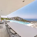 View Infinity Pool Sunset Over Greek Islands Private Concierge Breakfast Up To 10 Guests Willa